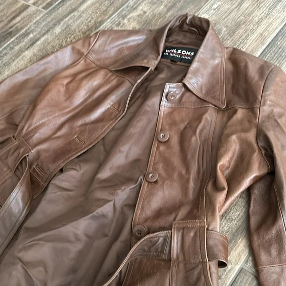 Genuine Wilson’s Leather Coat - Picture 4 of 8